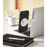 Magnetische Handyhalterung aus Aluminium mit Metallring farbe silber Stimmungsbild