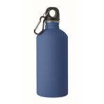 Auslaufsichere Flasche aus recyceltem Edelstahl mit gummierter Oberfläche 500 ml farbe köngisblau