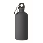 Auslaufsichere Flasche aus recyceltem Edelstahl mit gummierter Oberfläche 500 ml farbe marineblau