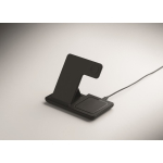 Faltbare kabellose 3-in-1-Ladestation mit integriertem Ständer, 15 W farbe schwarz fünftes Detailbild
