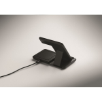 Faltbare kabellose 3-in-1-Ladestation mit integriertem Ständer, 15 W farbe schwarz siebtes Detailbild