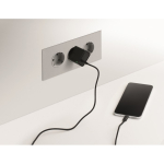 Reiseset mit magnetischer Powerbank, 5.000 mAh, und USB-C-Ladegerät farbe schwarz sechstes Detailbild