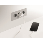Reiseset mit magnetischer Powerbank, 5.000 mAh, und USB-C-Ladegerät farbe weiß sechstes Detailbild