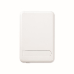 Reiseset mit magnetischer Powerbank, 5.000 mAh, und USB-C-Ladegerät farbe weiß neunte Ansicht