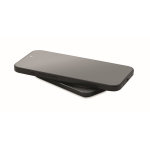 Ultraflache magnetische Powerbank aus recyceltem Aluminium mit Kabel, 5.000 mAh farbe schwarz zweite Ansicht