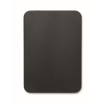 Ultraflache magnetische Powerbank aus recyceltem Aluminium mit Kabel, 5.000 mAh farbe schwarz neunte Ansicht