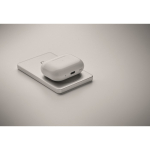 Magnetische Powerbank aus recyceltem Aluminium mit Kabel und Ring, 5.000 mAh farbe mattsilber siebtes Detailbild