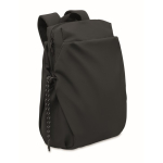 Wasserabweisender Nylon-Laptoprucksack, kompatibel mit 16 Zoll farbe schwarz