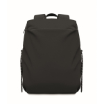 Wasserabweisender Nylon-Laptoprucksack, kompatibel mit 16 Zoll farbe schwarz siebte Ansicht