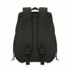 Wasserabweisender Nylon-Laptoprucksack, kompatibel mit 16 Zoll farbe schwarz neunte Ansicht