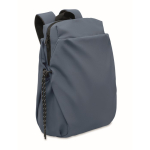 Wasserabweisender Nylon-Laptoprucksack, kompatibel mit 16 Zoll farbe mattschwarz