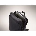 Wasserabweisender Nylon-Laptoprucksack, kompatibel mit 16 Zoll farbe marineblau drittes Detailbild
