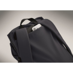 Wasserabweisender Nylon-Laptoprucksack, kompatibel mit 16 Zoll farbe marineblau sechstes Detailbild