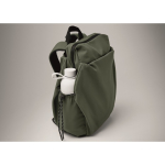 Wasserabweisender Nylon-Laptoprucksack, kompatibel mit 16 Zoll farbe dunkelgrün viertes Detailbild