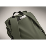 Wasserabweisender Nylon-Laptoprucksack, kompatibel mit 16 Zoll farbe dunkelgrün sechstes Detailbild