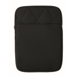 Gepolsterte Nylon-Laptoptasche mit Frontfach für 15 Zoll farbe schwarz