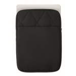 Gepolsterte Nylon-Laptoptasche mit Frontfach für 15 Zoll farbe schwarz