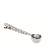 Messlöffel aus Edelstahl mit Verschlussclip 15 ml farbe silber Ansicht mit Druckbereich