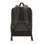 Laptop-Rucksack aus RPET 600D mit harter Front 15 Zoll farbe schwarz vierte Ansicht