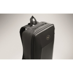 Laptop-Rucksack aus RPET 600D mit harter Front 15 Zoll farbe schwarz Hauptansicht