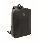 Laptop-Rucksack aus RPET 600D mit harter Front 15 Zoll farbe schwarz Hauptansicht