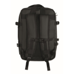 Erweiterbarer Rucksack aus RPET 600D mit Fächern und Trolleyband 20 L farbe schwarz fünfte Ansicht