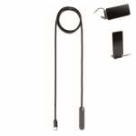 1 Meter USB-C-Kabel zum Laden und zur Datenübertragung 60 W farbe schwarz