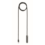 1 Meter USB-C-Kabel zum Laden und zur Datenübertragung 60 W farbe schwarz achte Ansicht