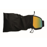 Skibrille mit verspiegelter, kratzfester Scheibe und UV400-Schutz farbe orange vierte Ansicht