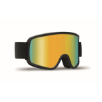 Skibrille mit verspiegelter, kratzfester Scheibe und UV400-Schutz farbe orange
