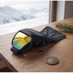 Skibrille mit verspiegelter, kratzfester Scheibe und UV400-Schutz farbe orange Stimmungsbild zweite Ansicht