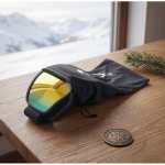 Skibrille mit verspiegelter, kratzfester Scheibe und UV400-Schutz farbe orange Stimmungsbild 2 zweite Ansicht