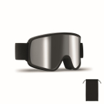 Skibrille mit verspiegelter, kratzfester Scheibe und UV400-Schutz farbe glänzendes silber