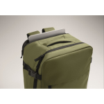 Erweiterbarer Kabinenrucksack aus RPET 600D mit mehreren Taschen 20 L farbe militärgrün fünftes Detailbild