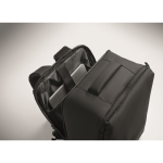 Reiserucksack aus RPET 600D mit Vakuumbeutel und Pumpe inklusive 18 L farbe schwarz fünftes Detailbild