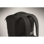 Reiserucksack aus RPET 600D mit Vakuumbeutel und Pumpe inklusive 18 L farbe schwarz sechstes Detailbild