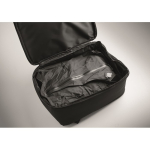 Reiserucksack aus RPET 600D mit Vakuumbeutel und Pumpe inklusive 18 L farbe schwarz Detailbild