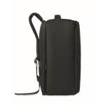 Reiserucksack aus RPET 600D mit Vakuumbeutel und Pumpe inklusive 18 L farbe schwarz