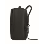 Reiserucksack aus RPET 600D mit Vakuumbeutel und Pumpe inklusive 18 L farbe schwarz