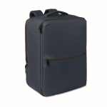 Reiserucksack aus RPET 600D mit Vakuumbeutel und Pumpe inklusive 18 L farbe marineblau
