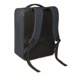 Reiserucksack aus RPET 600D mit Vakuumbeutel und Pumpe inklusive 18 L farbe marineblau zweite Ansicht