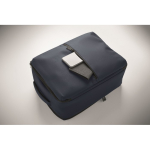 Reiserucksack aus RPET 600D mit Vakuumbeutel und Pumpe inklusive 18 L farbe marineblau siebtes Detailbild