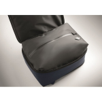 Reiserucksack aus RPET 600D mit Vakuumbeutel und Pumpe inklusive 18 L farbe marineblau Detailbild
