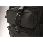Robuster Ausweishalter aus Kunststoff mit Karabiner und 60 cm Kabel farbe schwarz fünftes Detailbild