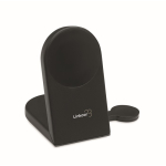 Faltbare magnetische 3-in-1-Ladestation mit kabelloser Ladefunktion, 15 W farbe schwarz Hauptansicht