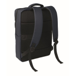 RPET-Rucksack mit PU-Beschichtung für Laptops bis 15 Zoll farbe blau zweite Ansicht