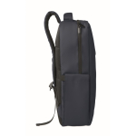 RPET-Rucksack mit PU-Beschichtung für Laptops bis 15 Zoll farbe blau