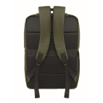 RPET-Rucksack mit PU-Beschichtung für Laptops bis 15 Zoll farbe militärgrün vierte Ansicht
