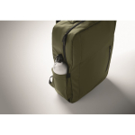 RPET-Rucksack mit PU-Beschichtung für Laptops bis 15 Zoll farbe militärgrün achtes Detailbild