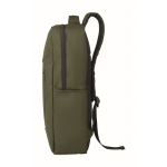 RPET-Rucksack mit PU-Beschichtung für Laptops bis 15 Zoll farbe militärgrün